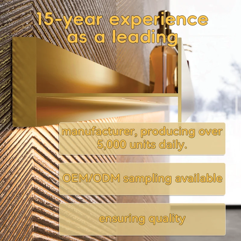 Gold Bar-Shaped Stainless Steel Storage Rack